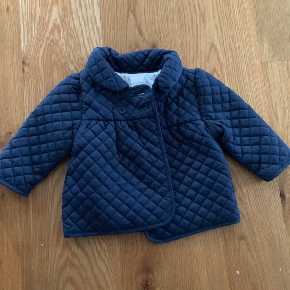 NWT navy blue quilted Gymboree jacket